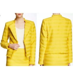 Trina Turk Evie Yellow Jacket Blazer